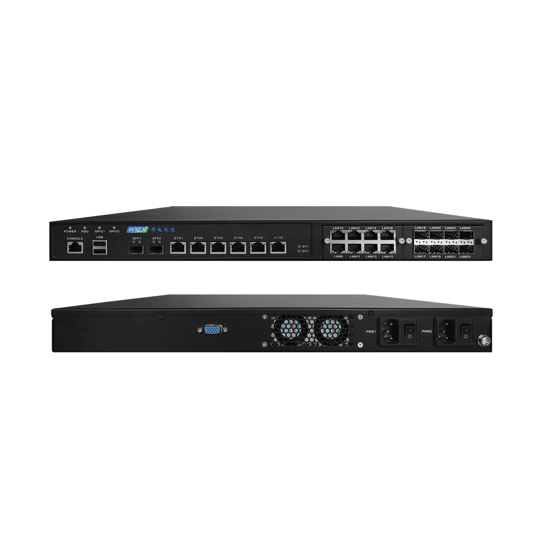 HZC-6536 19’@1U全国产化网络安全平台