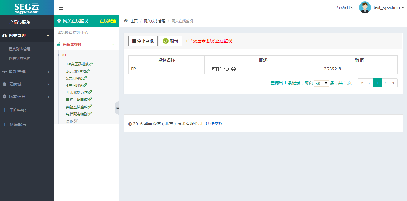 省级大型公建节能运行监管体系典型案例--基于云平台的智慧能源网关在线管理应用